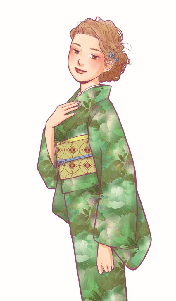 レンタル着物　チラシ用イラスト_03