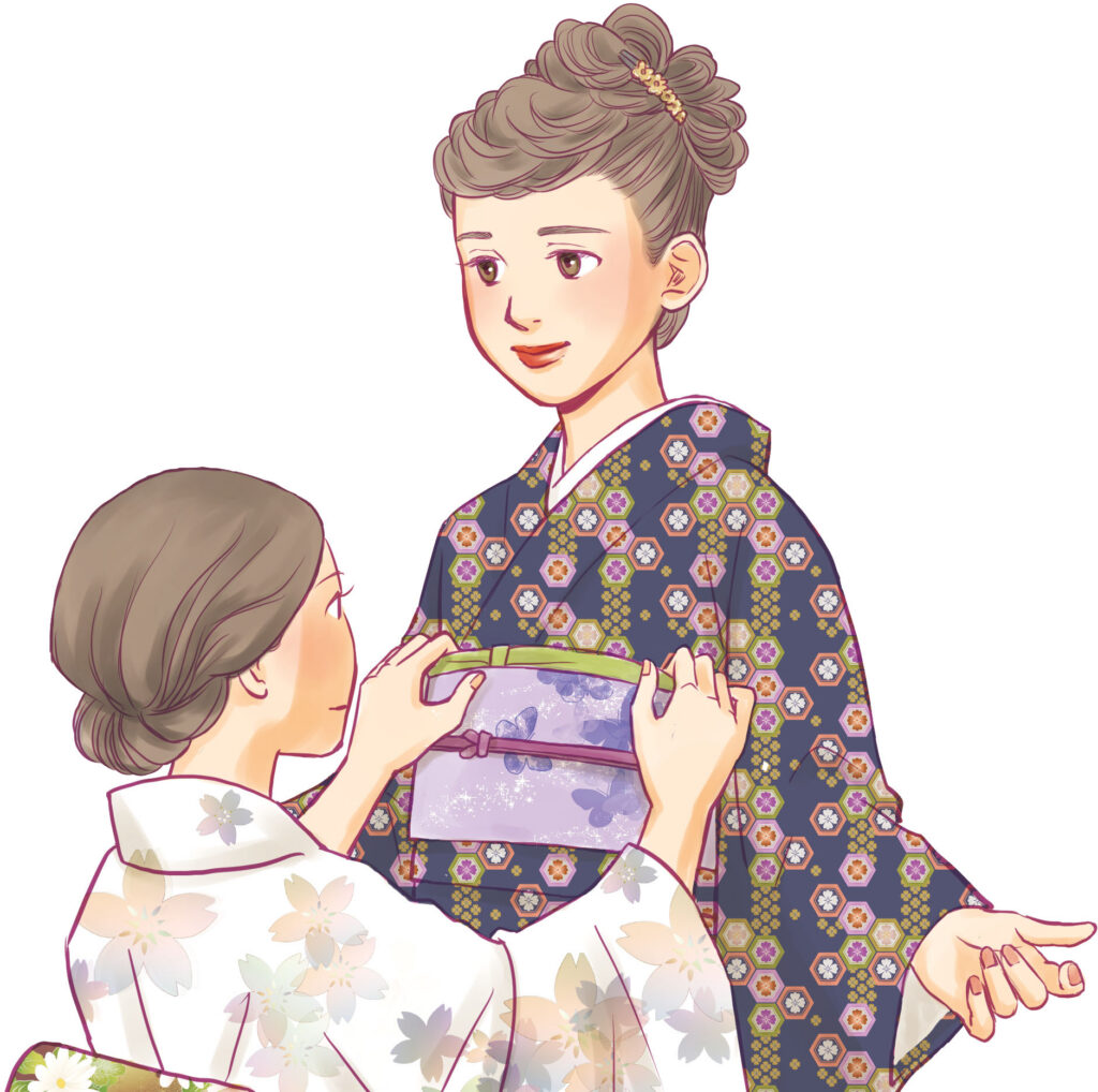 レンタル着物　チラシ用イラスト_04