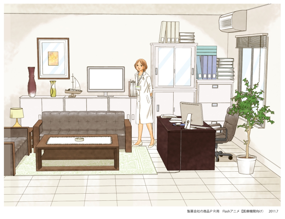 製薬会社・FLASHアニメの原稿04