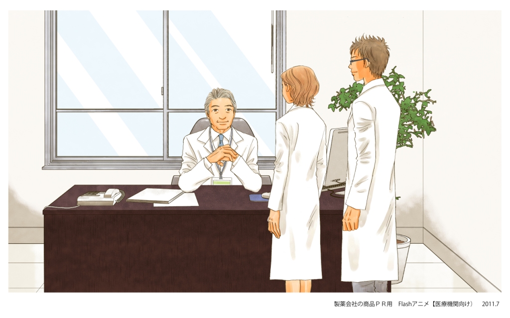 製薬会社・FLASHアニメの原稿05